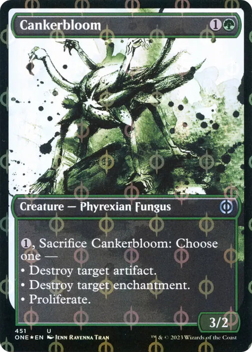 Cankerbloom (Showcase Ichor Step-and-Compleat Foil) [Phyrexia: All Will Be One] - MTG Single