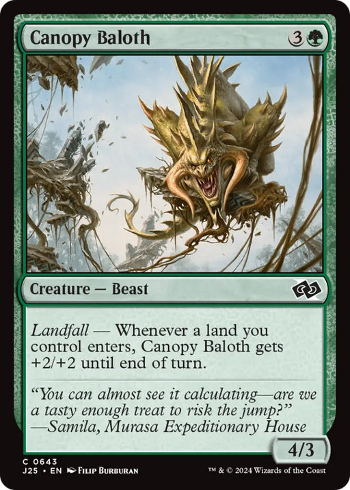 Canopy Baloth [Foundations Jumpstart] - MTG Single