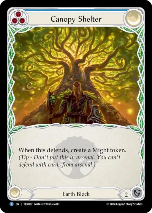 Canopy Shelter (Blue) [1st Strike] - Flesh And Blood Single