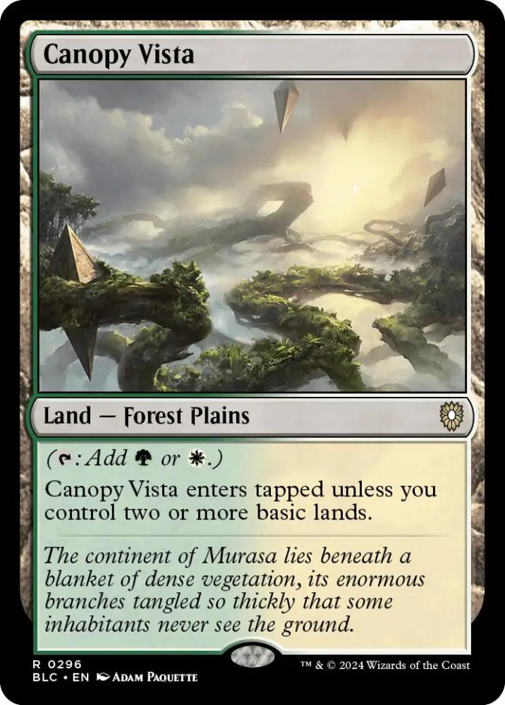 Canopy Vista [Bloomburrow Commander] - MTG Single