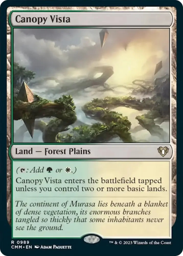 Canopy Vista [Commander Masters] - MTG Single