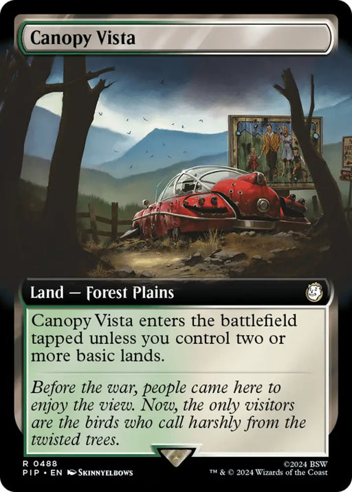 Canopy Vista (Extended Art) [Fallout] - MTG Single