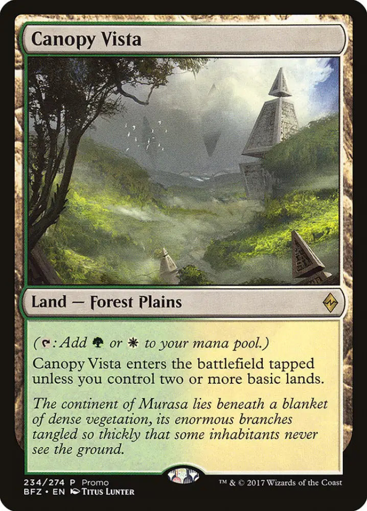 Canopy Vista (Promo) [Standard Showdown Promos] - MTG Single