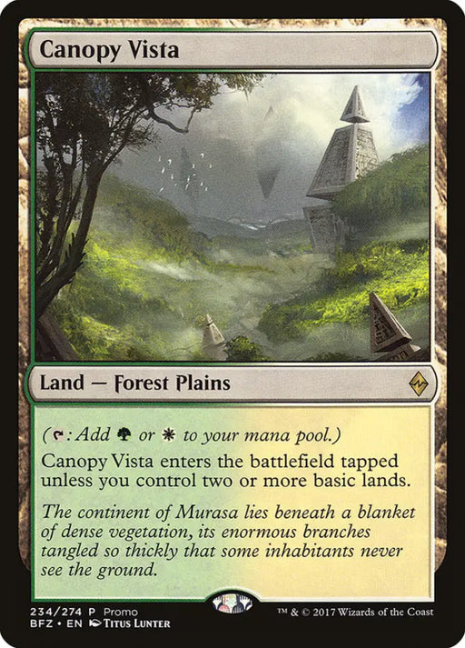 Canopy Vista (Promo) [Standard Showdown Promos] - MTG Single