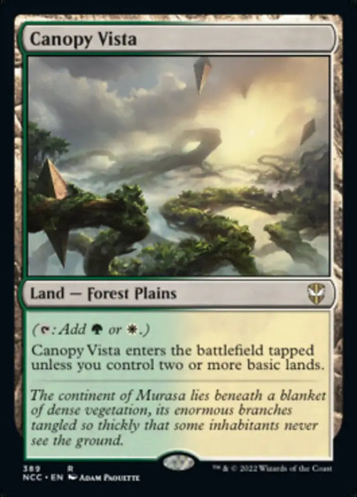 Canopy Vista [Streets of New Capenna Commander] - MTG Single