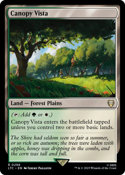 Canopy Vista [The Lord of the Rings: Tales of Middle-Earth Commander] - MTG Single