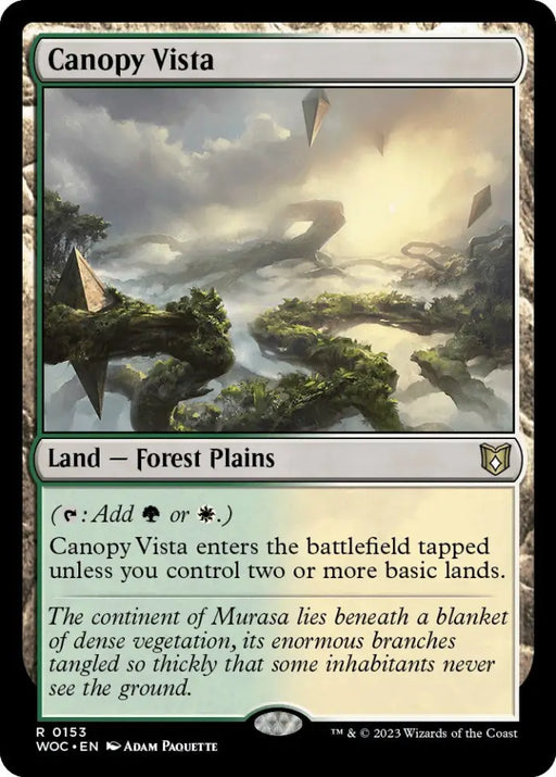 Canopy Vista [Wilds of Eldraine Commander] - MTG Single