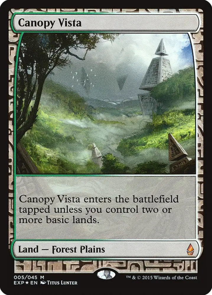 Canopy Vista [Zendikar Expeditions] - MTG Single