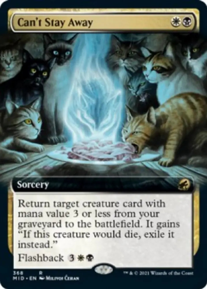 Can’t Stay Away (Extended Art) [Innistrad: Midnight Hunt] - MTG Single