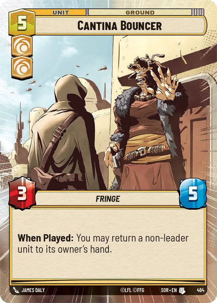 Cantina Bouncer (Hyperspace) (464) [Spark of Rebellion] - Star Wars: Unlimited Single