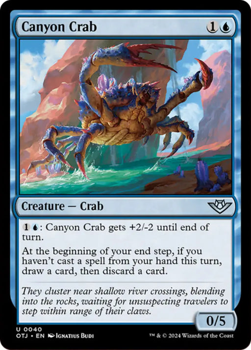 Canyon Crab [Outlaws of Thunder Junction] - MTG Single