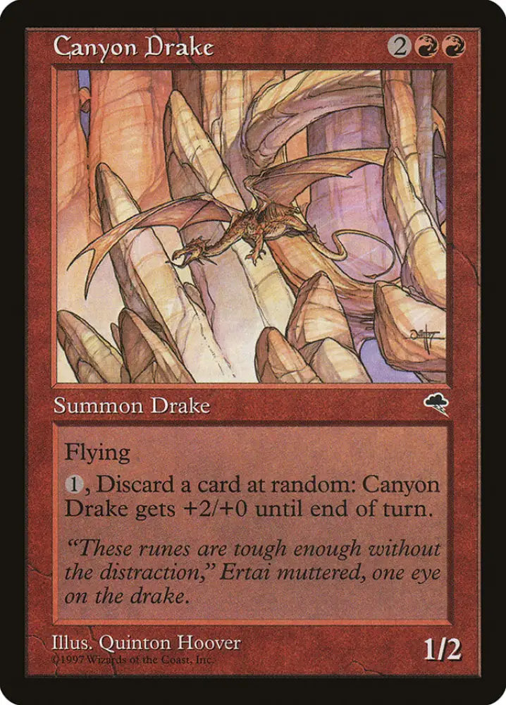 Canyon Drake [Tempest] - MTG Single