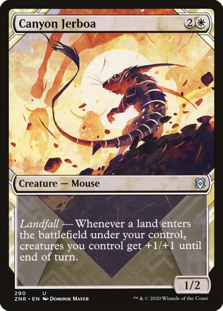 Canyon Jerboa (Showcase) [Zendikar Rising] - MTG Single