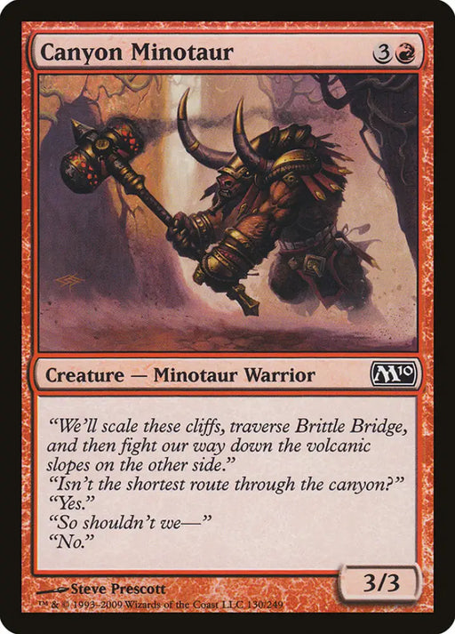 Canyon Minotaur [Magic 2010] - MTG Single