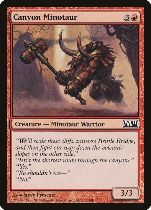 Canyon Minotaur [Magic 2011] - MTG Single
