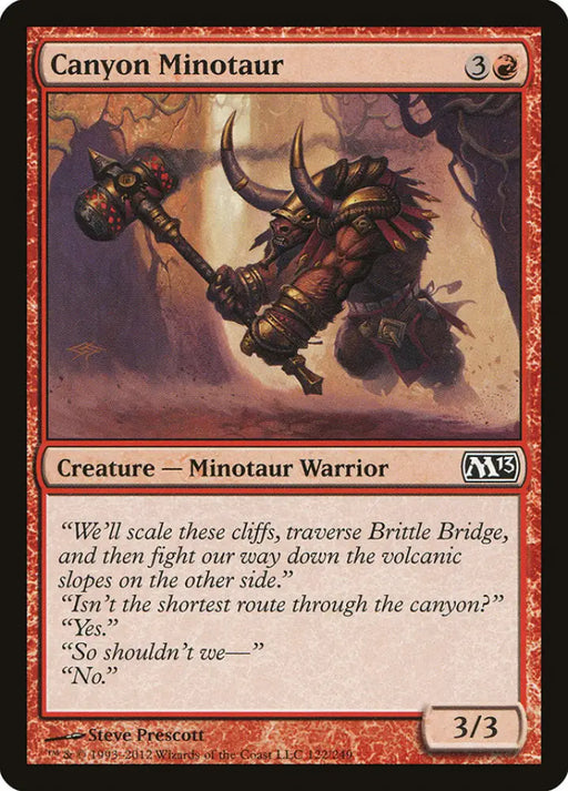 Canyon Minotaur [Magic 2013] - MTG Single
