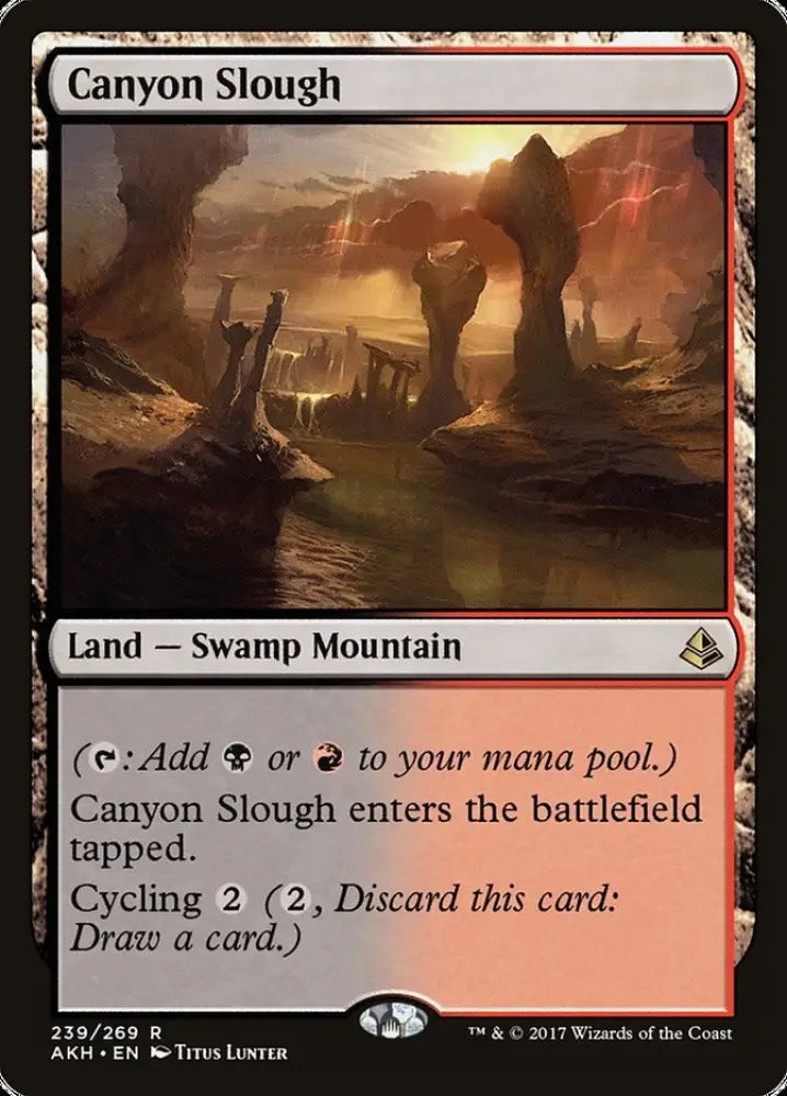 Canyon Slough [Amonkhet] - MTG Single