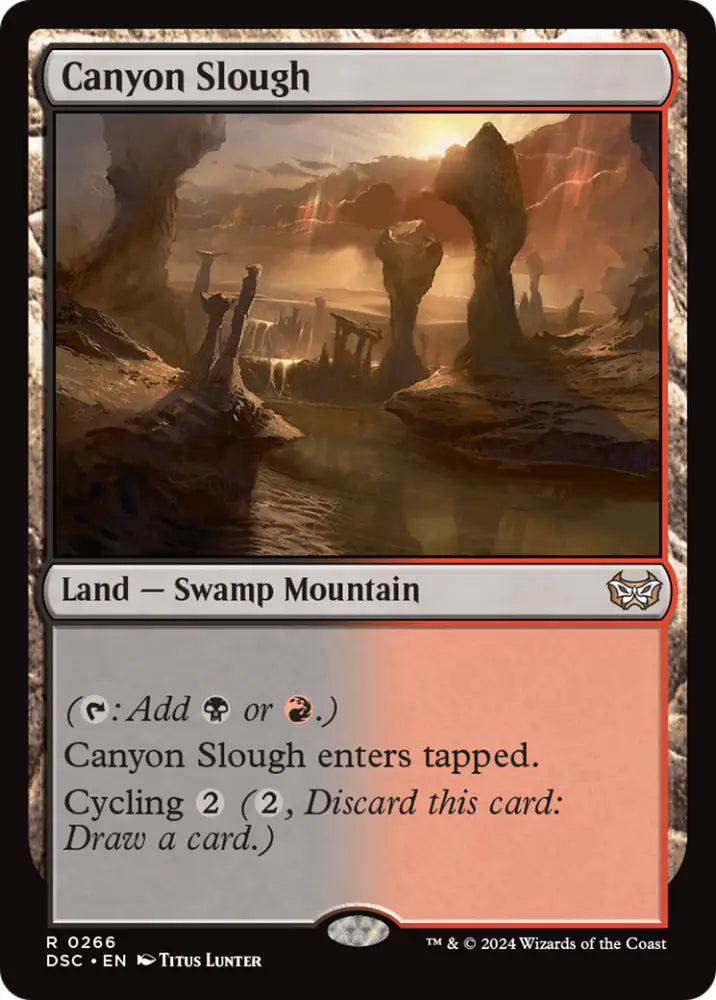 Canyon Slough [Duskmourn: House of Horror Commander] - MTG Single