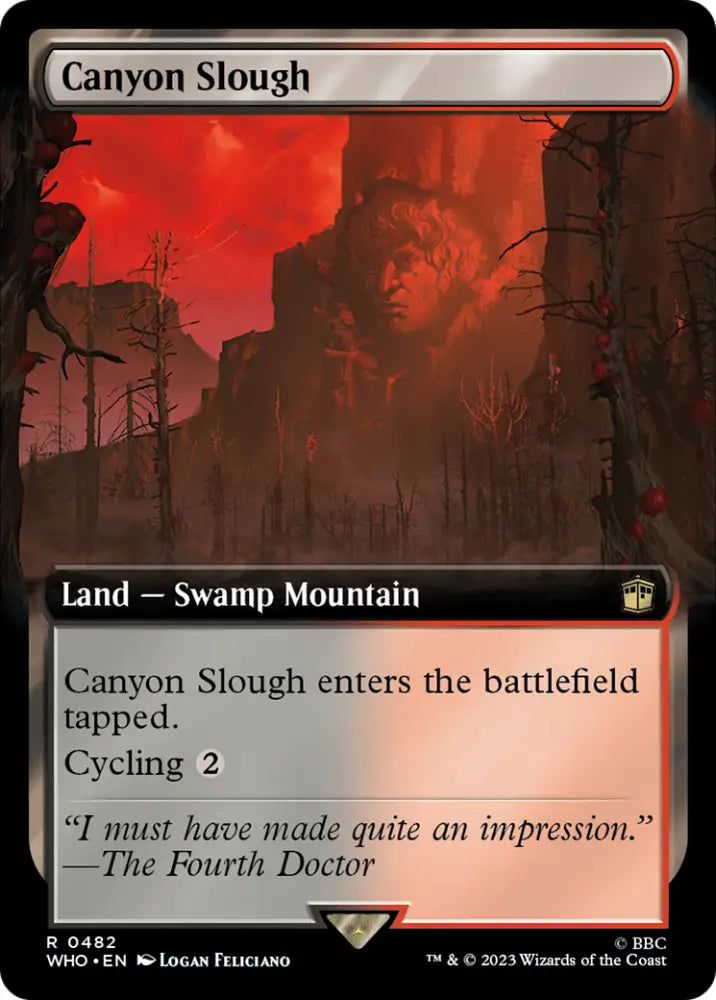 Canyon Slough (Extended Art) [Doctor Who] - MTG Single