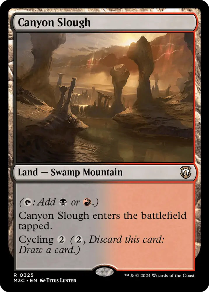 Canyon Slough [Modern Horizons 3 Commander] - MTG Single