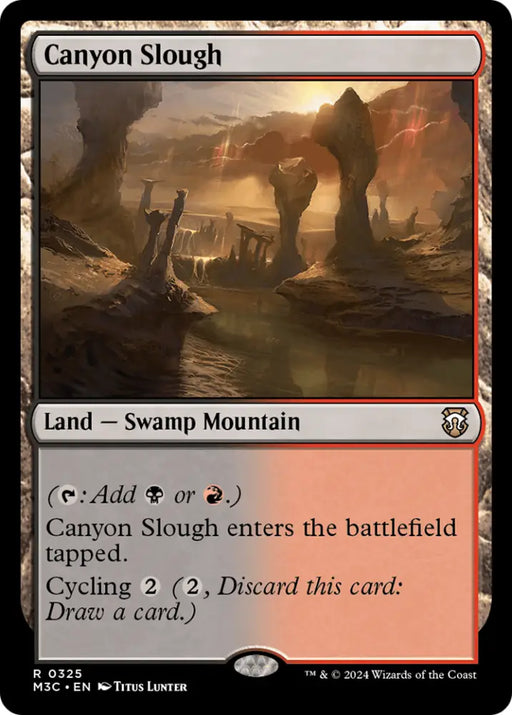 Canyon Slough [Modern Horizons 3 Commander] - MTG Single