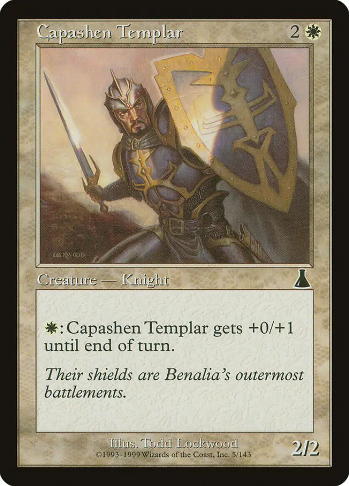 Capashen Templar [Urza’s Destiny] - MTG Single