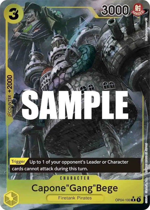 Capone"Gang"Bege (Alternate Art) (OP04-100) [Kingdoms of Intrigue]