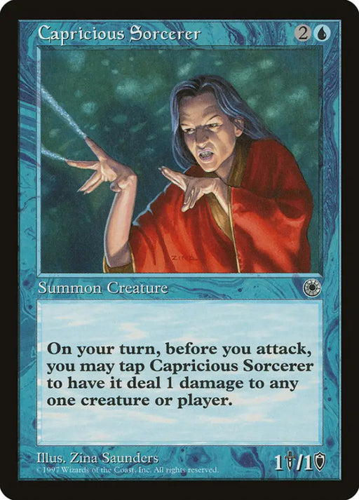Capricious Sorcerer [Portal] - MTG Single