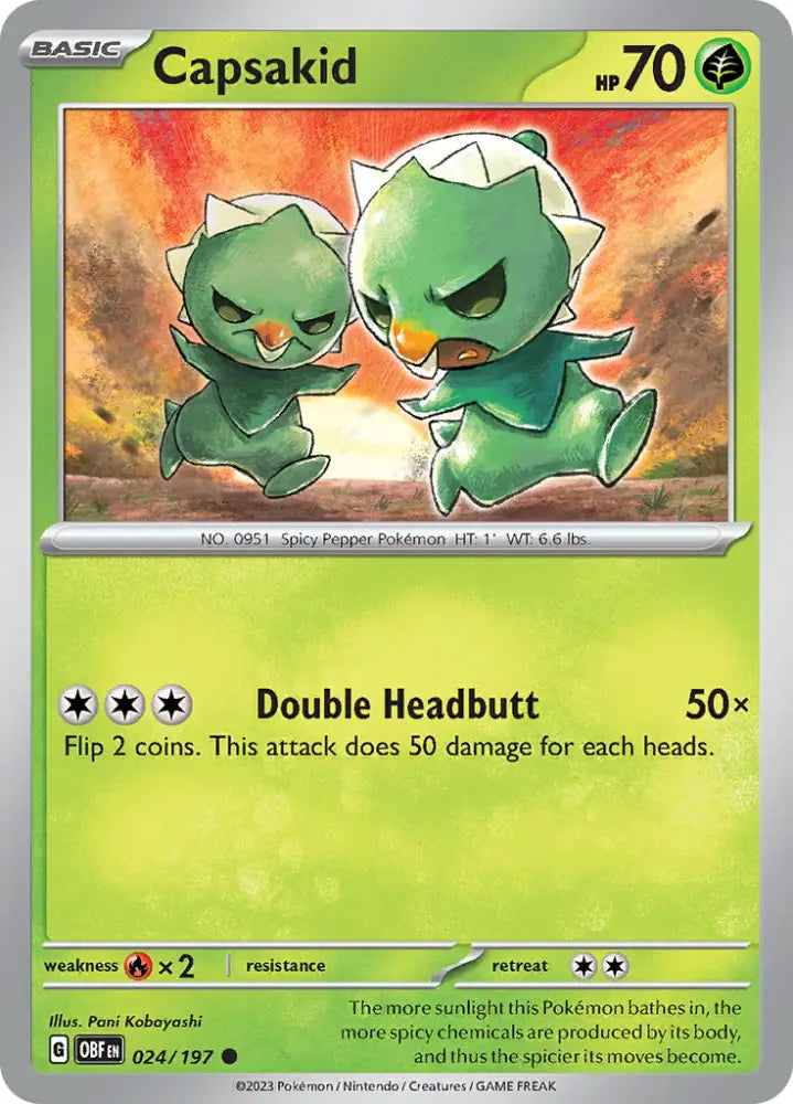 Capsakid (024/197) [Scarlet & Violet: Obsidian Flames] - Pokemon Single