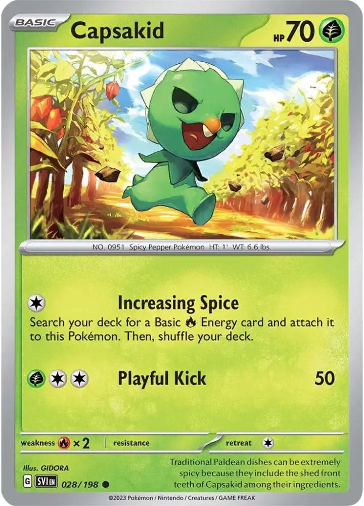 Capsakid (028/198) [Scarlet & Violet: Base Set] - Pokemon Single