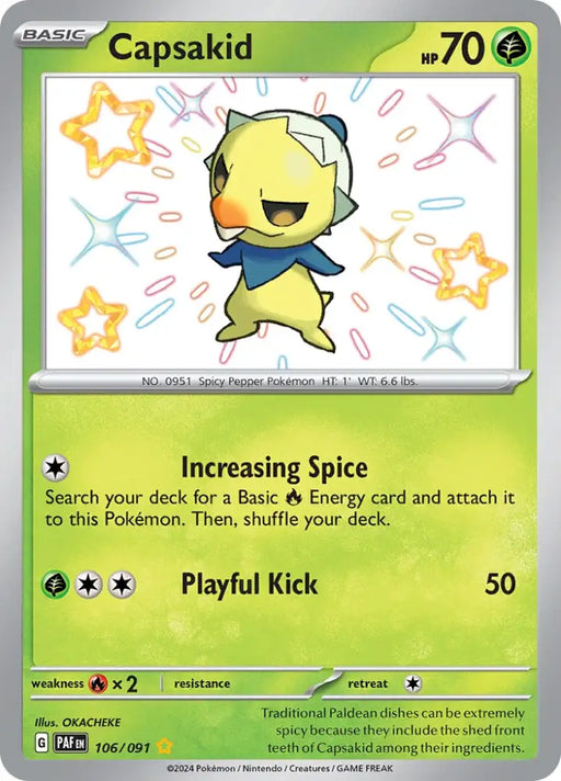 Capsakid (106/091) [Scarlet & Violet: Paldean Fates] - Pokemon Single