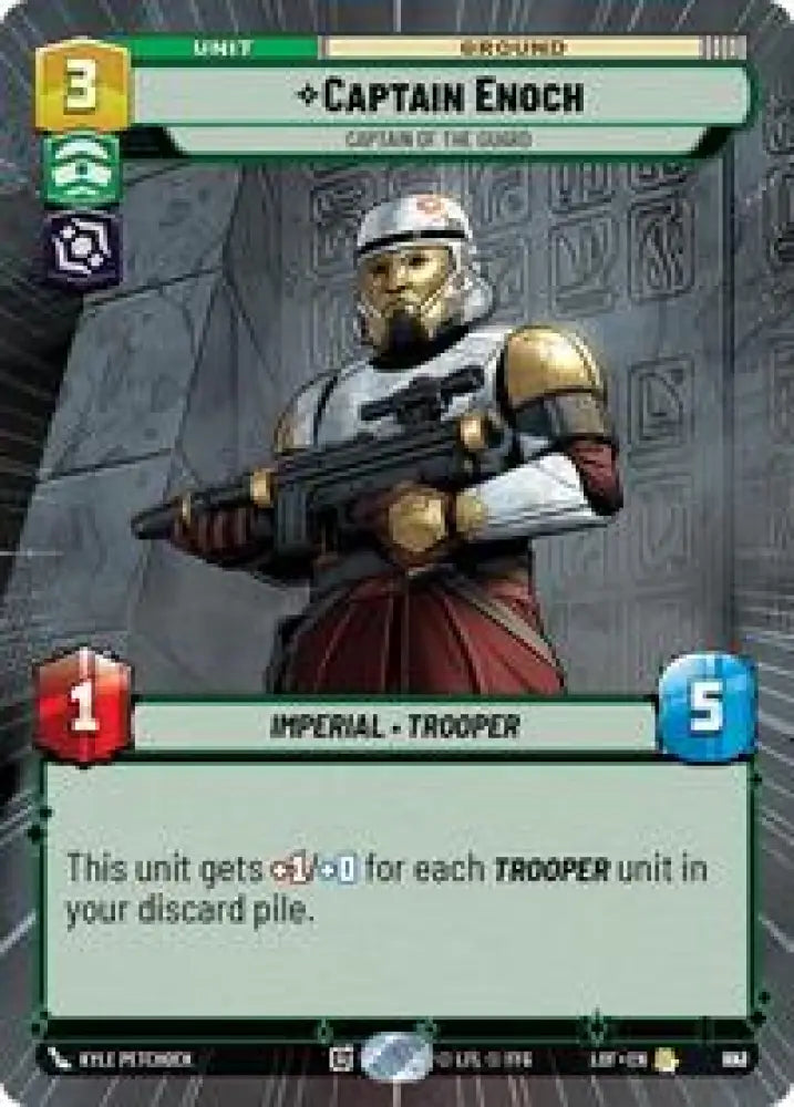 Captain Enoch - Captain of the Guard (Hyperspace Foil) (823) [Legends of the Force]