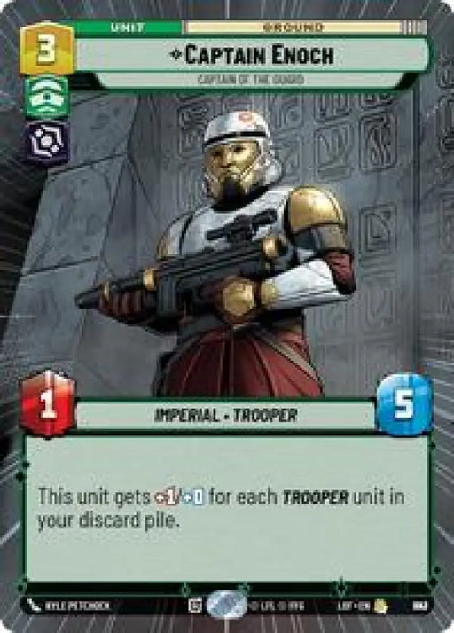 Captain Enoch - Captain of the Guard (Hyperspace Foil) (823) [Legends of the Force]