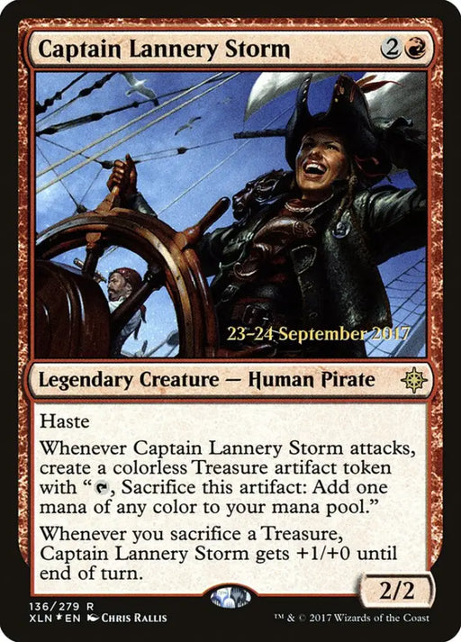 Captain Lannery Storm [Ixalan Prerelease Promos] - MTG Single