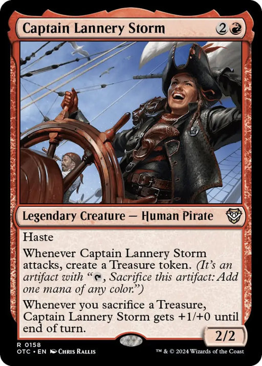 Captain Lannery Storm [Outlaws of Thunder Junction Commander] - MTG Single