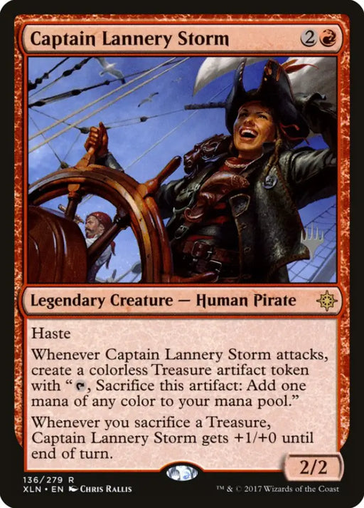 Captain Lannery Storm (Promo Pack) [Ixalan Promos] - MTG Single