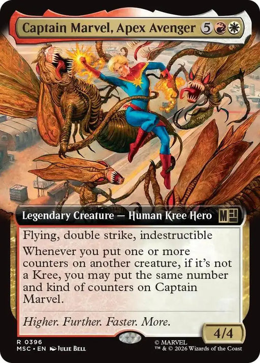 Captain Marvel, Apex Avenger (Extended Art) (396) [Marvel Super Heroes Commander]
