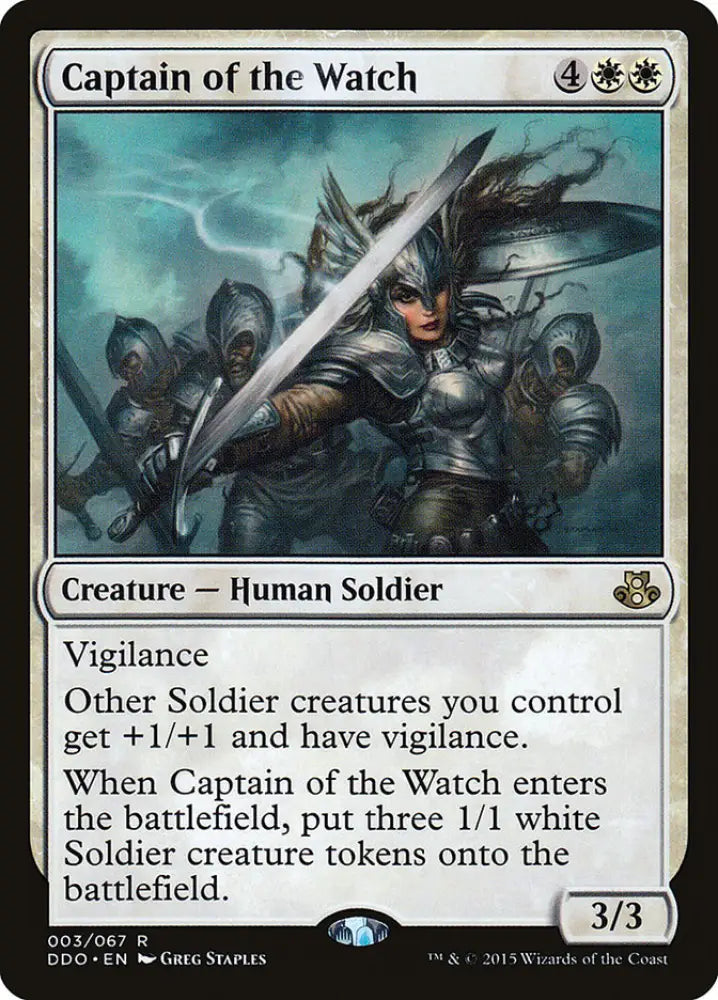 Captain of the Watch [Duel Decks: Elspeth vs. Kiora] - MTG Single