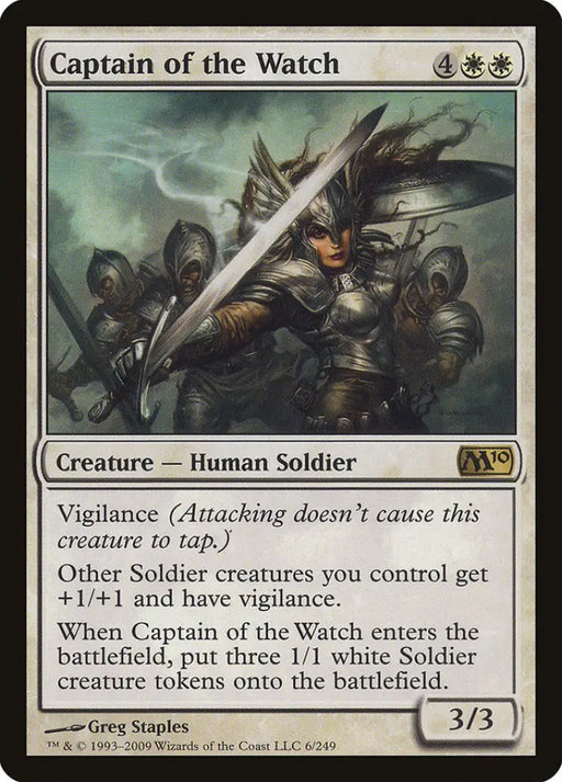 Captain of the Watch [Magic 2010] - MTG Single