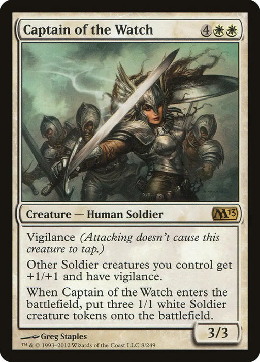 Captain of the Watch [Magic 2013] - MTG Single
