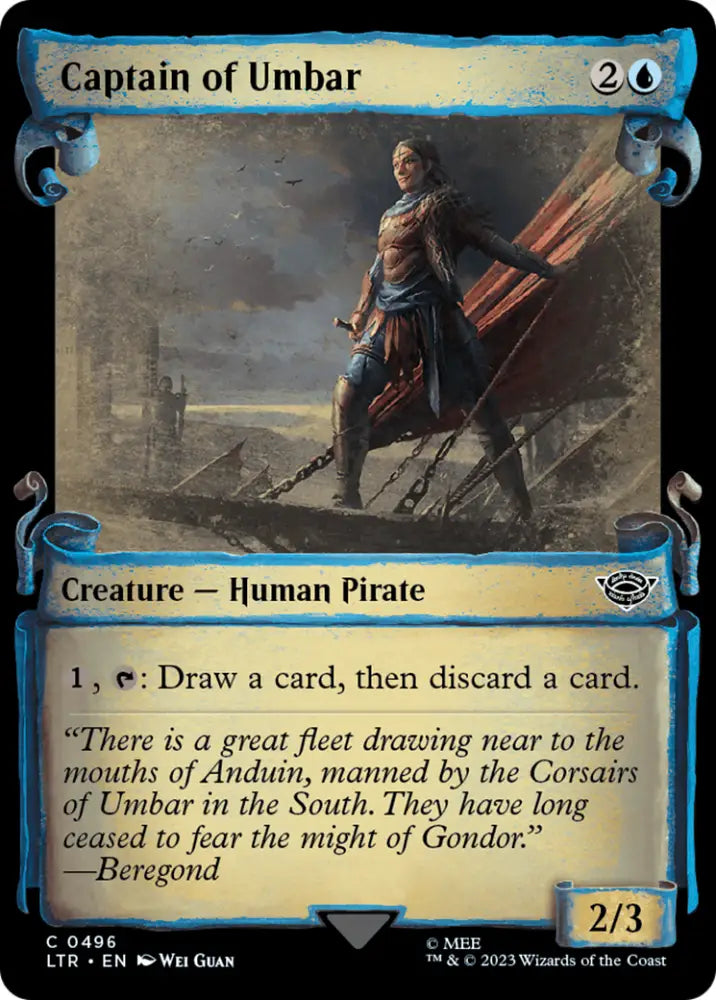 Captain of Umbar [The Lord of the Rings: Tales of Middle-Earth Showcase Scrolls] - MTG Single