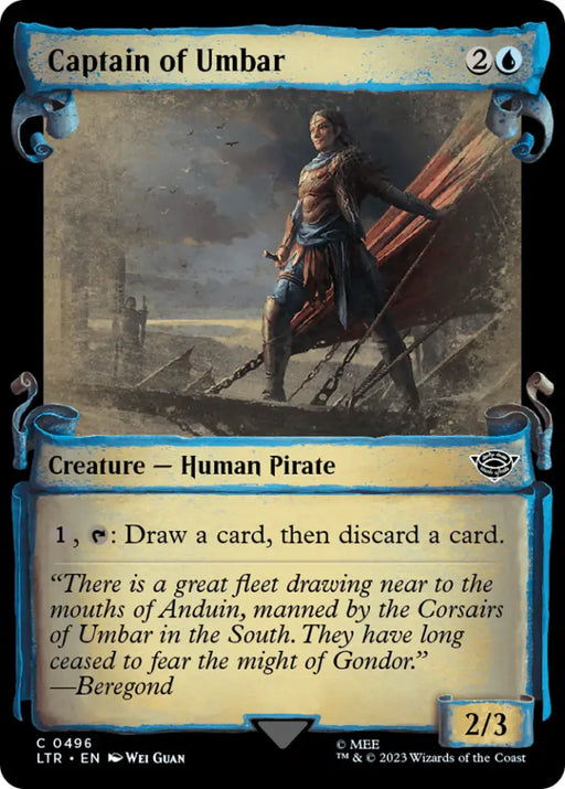Captain of Umbar [The Lord of the Rings: Tales of Middle-Earth Showcase Scrolls] - MTG Single