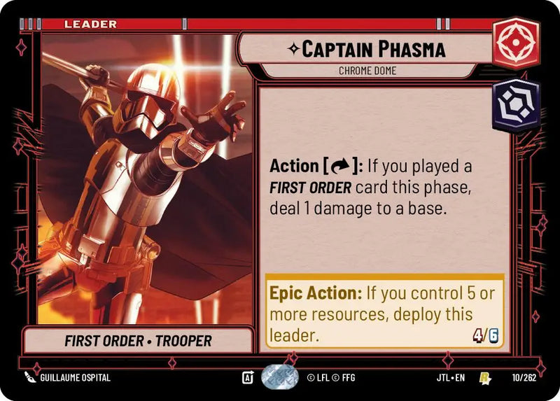 Captain Phasma - Chrome Dome (010/257) [Jump to Lightspeed] - Star Wars: Unlimited Single
