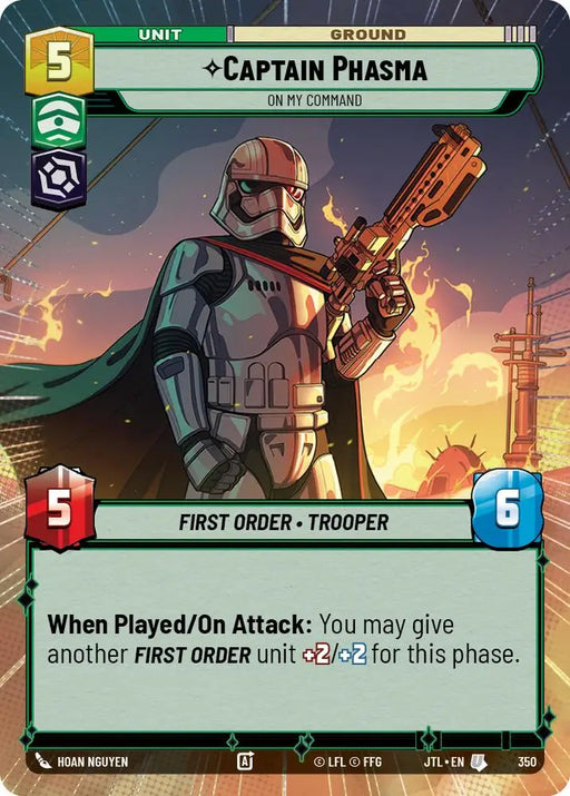 Captain Phasma - On My Command (Hyperspace) (350) [Jump to Lightspeed] - Star Wars: Unlimited Single