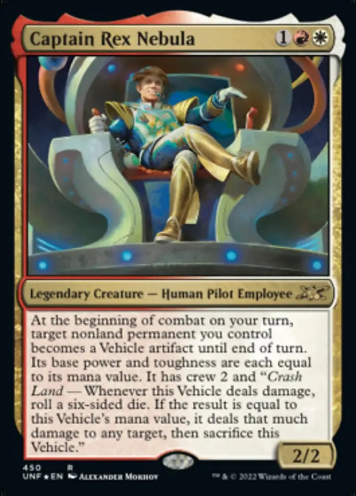 Captain Rex Nebula (Galaxy Foil) [Unfinity] - MTG Single