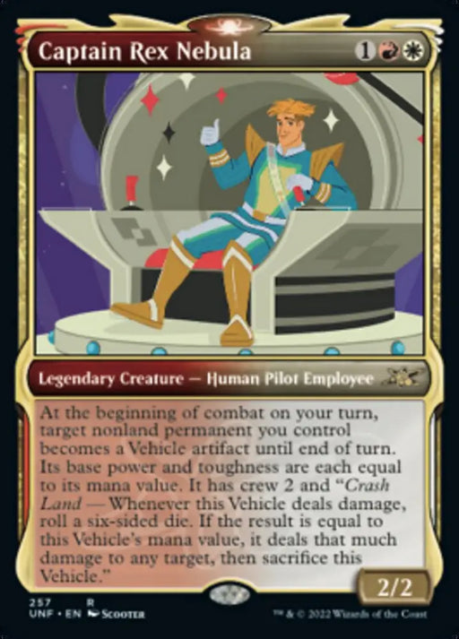 Captain Rex Nebula (Showcase) [Unfinity] - MTG Single