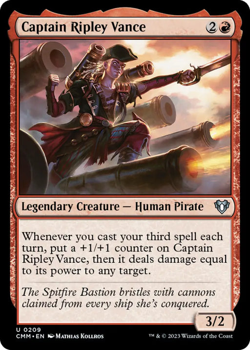 Captain Ripley Vance [Commander Masters] - MTG Single