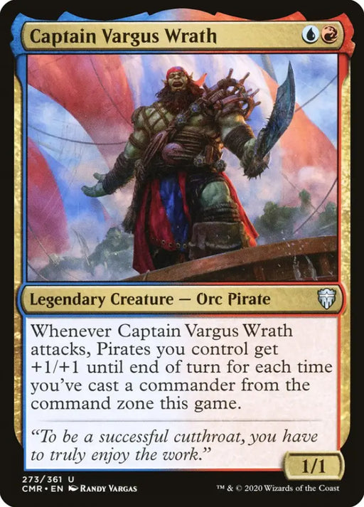 Captain Vargus Wrath [Commander Legends] - MTG Single