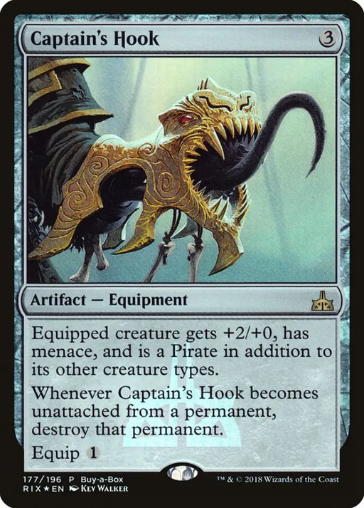 Captain’s Hook (Buy-A-Box) [Rivals of Ixalan Promos] - MTG Single