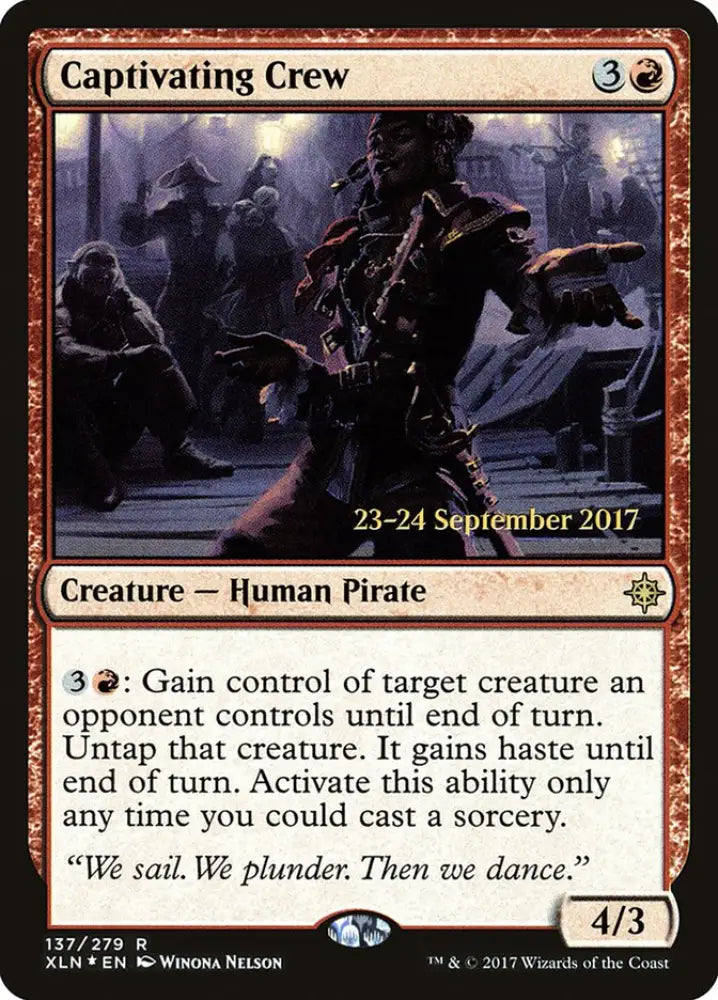 Captivating Crew [Ixalan Prerelease Promos] - MTG Single